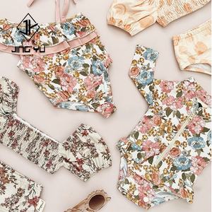 Trajes de Baño para Bebés Personalizados Populares, Trajes de Baño para Niños de Poliéster Ecológico, Fabricación de Trajes de Baño para Niños con Estampados y Volantes - Product Image 2