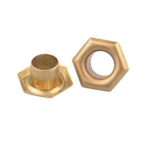 Nhà máy tùy chỉnh đa giác chất lượng cao thời trang 10mm Đồng quần áo dây giày và Grommet nhà máy kim loại trực tiếp dây giày. - Product Image 4