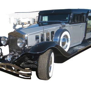 Véhicule funéraire bleu très demandé sur le marché nord-américain : limousine, fourgon, autocar et voiture funéraire classique - Product Image 1