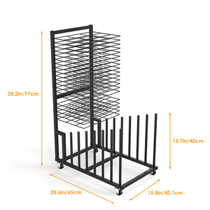 JH-Mech المتداول الفن قماش التخزين منظم قابل للتعديل مؤطرة الفن قماش المجلس لوحة الرسم الفن لوحة الفن الفن رف التخزين - Product Image 3