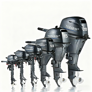 เครื่องยนต์เรือ 4 จังหวะ แบบคันบังคับ แกนสั้น 2 สูบ เบนซิน - Product Image 1