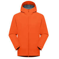 Veste d'extérieur légère à coque rigide avec logo personnalisé OEM, imperméable, coupe-vent, respirante, à capuche, pour la randonnée et le cyclisme