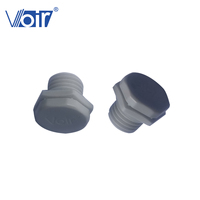 Voir E-PTFE Snap-in Round Black Plastic IP68 Waterproof  Pressing Air Vent Plug Balance Pressure Valves