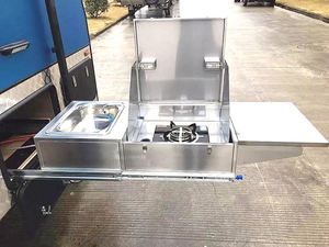 <span class=keywords><strong>Prix</strong></span> usine RV Yacht Cuisinière À Gaz avec Couvercle En Verre Évier De Stockage Bureau Argent 304 En Acier Inoxydable pour <span class=keywords><strong>Caravane</strong></span> Bateau Accessoires - Product Image 4