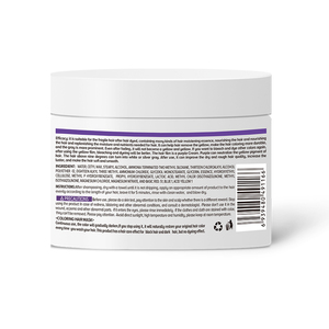 <span class=keywords><strong>Maschera</strong></span> per <span class=keywords><strong>Capelli</strong></span> alla Cheratina Viola per <span class=keywords><strong>Capelli</strong></span> Biondi, Platino, Argento, Grigio, Cenere o <span class=keywords><strong>Castani</strong></span>, Secchi e Danneggiati, con Riflessi Giallo-Verdi - Product Image 5