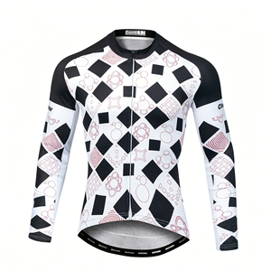 Maillot de Ciclismo Transpirable de Manga Larga para Primavera y Otoño para Bicicleta de Montaña con Diseño Personalizado y Longitud de Manga Ajustable - Product Image 1