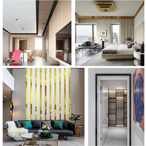 Bande décorative adhésive en acier inoxydable pour <span class=keywords><strong>carrelage</strong></span>, miroir plat, pour décoration intérieure - Product Image 5