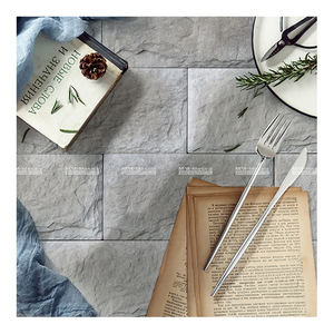 Piedra de seta de imitación para exteriores, revestimiento barato para jardín, pavimentación interior, panel de <span class=keywords><strong>piedras</strong></span> artificiales para pared de Villa, 200x400mm - Product Image 1