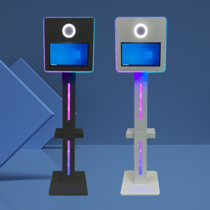 फ्लैश पोर्टेबल सेल्फी फोटो बूथ के साथ 15.6 इंच dslr फोटो बूथ डिजिटल वेडिंग फोटो बूथ मशीन - Product Image 3