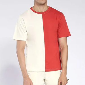 Factory made Men's Oversized 100% Cotton T-Shirt For Men Loose Fit Crew Neck Short Sleeve <b>Tees</b> Heavyweight - Product Image 5