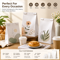Sac en papier cadeau OEM personnalisé avec des tailles sur mesure, sac en papier épais recyclable pour l'emballage et la présentation de produits d'art et d'artisanat