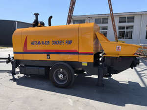 Máquina de bomba de hormigón con motor diésel, máquina de bomba de remolque de hormigón para proyectos de construcción - Product Image 5