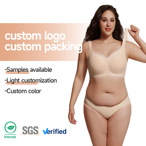 <span class=keywords><strong>OEM</strong></span> tùy chỉnh-thực hiện dây-miễn phí lưới-tôn tạo cộng với kích thước của phụ nữ liền mạch thạch áo ngực - Product Image 1