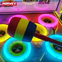 Marwey One Stop Wholesale Indoor Coin Operated Groundhog Gift Pole Arcade Hitting Games Machine Gifts Arcade Game Equipment