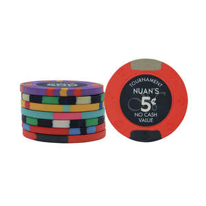 Jetons de poker en céramique personnalisés de qualité casino, taille 40 mm, écologiques, durables, faits à la main, colorés, élégants, avec motif diamant en relief - Product Image 6