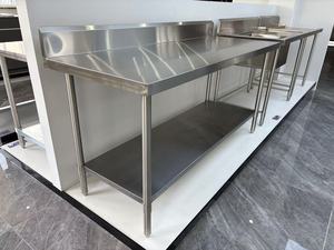 Thép không gỉ bàn làm việc/Thép không gỉ bàn làm việc thương mại <span class=keywords><strong>Heavy</strong></span> <span class=keywords><strong>Duty</strong></span> nhà hàng thiết bị nhà bếp chuẩn bị bảng dịch vụ thực phẩm - Product Image 6