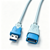 Cable de Extensión USB 2.0 de Alta Velocidad, Macho a Hembra, 480 Mbps, para Impresora, Escáner, Teclado, Ratón y Otros Dispositivos