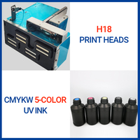 Imprimante murale multifonctionnelle tout-en-un TH-UV256T avec système IA, 8 têtes d'impression H18, encre UV, imprimante murale