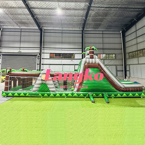 Carrera de obstáculos comercial carrera de obstáculos inflable gigante inflable carrera de obstáculos - Product Image 4