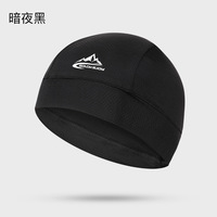 Gorro de Seda Fría para Deportes al Aire Libre de Verano, Gorra de Ciclismo de Secado Rápido, Forro para Casco, Gorro Tipo Beanie