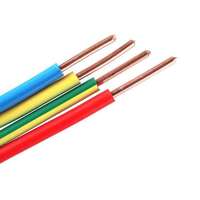 Cable Bv de 2,5 Mm2 de un solo núcleo de alta calidad, Conductor trenzado de cobre puro, Material de aislamiento de PVC, Cable Nya/de bajo precio