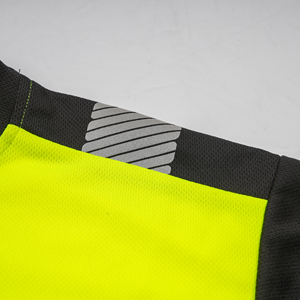 T-shirts de travail de sécurité à <span class=keywords><strong>haute</strong></span> <span class=keywords><strong>visibilité</strong></span> EN ISO 20471 Classe 1, 100% polyester, maille nid d'abeille, logo personnalisé - Product Image 4