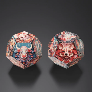 <span class=keywords><strong>Cubo</strong></span> <span class=keywords><strong>de</strong></span> Plástico Personalizado con Impresión UV, Regalos Publicitarios y <span class=keywords><strong>de</strong></span> Cumpleaños con Diseño Proporcionado - Product Image 3