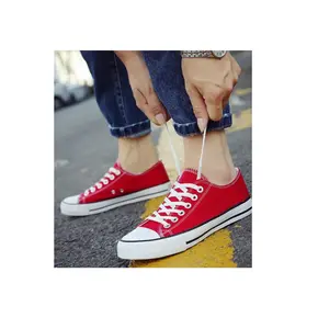 New Design Classic Red Students All Match Retro Sneakers Canvas Shoes Sapatos Baixos para Mulheres a Preço de Atacado