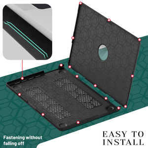 Étui rigide pour ordinateur portable pour MacBook Pro <span class=keywords><strong>13</strong></span> 14 16 étui de protection <span class=keywords><strong>coque</strong></span> antichoc pour MacBook <span class=keywords><strong>Air</strong></span> <span class=keywords><strong>13</strong></span> <span class=keywords><strong>Mac</strong></span> <span class=keywords><strong>Air</strong></span> 15 15.3 <span class=keywords><strong>pouces</strong></span> - Product Image 3