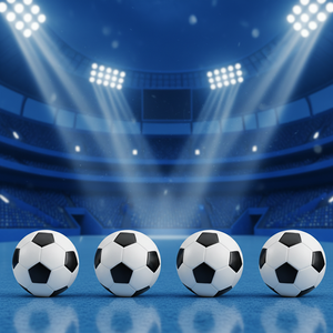 Pallone da Calcio Professionale Misura 5 e 4, Termosaldato, con Cuciture Senza Cuciture, in Pelle PU di Alta Qualità - Product Image 1