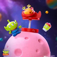 52TOYS Toy Story Aliens' Pizza Planet Figurines en PVC Boîte Mystère 12+ Jouets Tendance Ornements Cadeaux