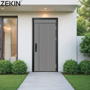 Serrure intelligente de <span class=keywords><strong>porte</strong></span> d'<span class=keywords><strong>entrée</strong></span> en aluminium gravée en 3D de qualité supérieure, <span class=keywords><strong>prix</strong></span> d'usine ZEKIN, pour les portes de maisons et villas insonorisées - Product Image 2