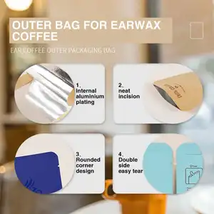 नई डिजाइन पर्यावरण के अनुकूल छोटे ड्रिप कॉफी फिल्टर बैग खाली कैफे ड्रिप बैग फिल्टर फांसी कान काढ़ा कॉफी बैग