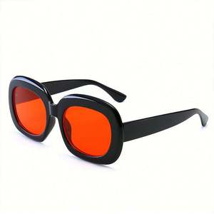 Lunettes de soleil ovales à monture PC pour hommes et femmes, avec logo personnalisé, vente en gros, nouvelle mode, mignonnes, protection UV400, couleur bonbon, pour hommes - Product Image 1