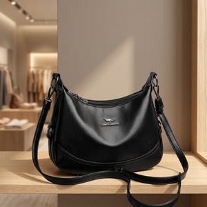 New Vintage Fashionable Simple Soft PU Lady Shoulder Crossbody <b>Bag</b> ZIP Closure Single Strap Summer Travel Shopping Outdoor Daily - Product Image 2