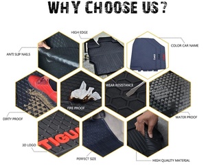 Convient pour Suzuki SX4 S-cross 2013-21 Tapis de voiture en latex/caoutchouc inodore tous temps 2013 2014 2015 2016 2017 2018 2019 2020 2021 - Product Image 6