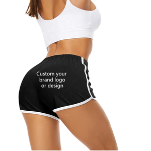 Shorts de cyclisme taille haute pour femmes, décontractés, élastiques, respirants, en coton blanc, amincissants, sexy, pour l'été, entraînement, grandes tailles, pour filles, tendance - Product Image 1