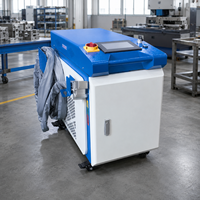 Machine de nettoyage laser à eau 1500W pour la préparation des surfaces en acier de construction, traitement rapide de la rouille tenace