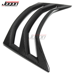 Pour Chevrolet <span class=keywords><strong>Corvette</strong></span> C8 Stingray sport tissu en Fiber de carbone hayon arrière évent couverture garniture voiture accessoires - Product Image 4