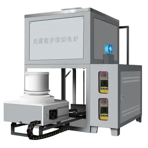 Intelligent pid control 1400c customized integral frit type glass melting furnace