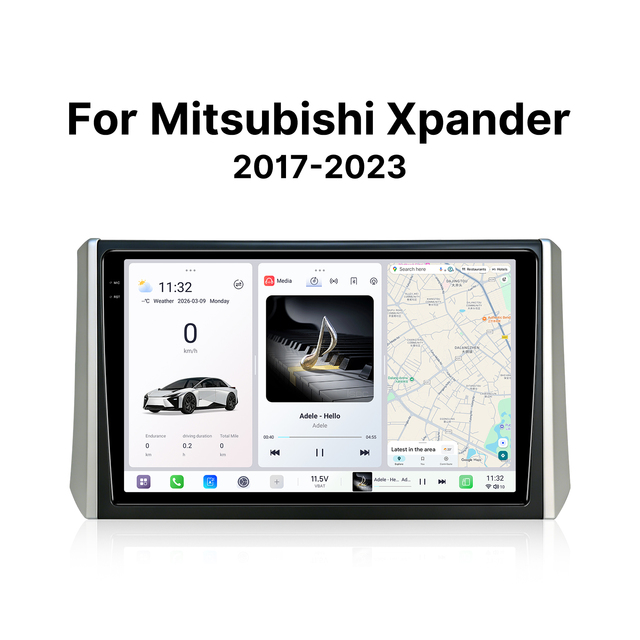 Youducar Mitsubishi Xpander Cross 2017-2023 Android Car Radio for Player Head Unit Navigation CarPlay Stereo Reversing Aid