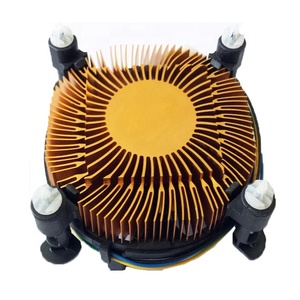 Logotipo personalizado 12V DC PC disipador de calor ventilador silencioso 3 pines 4 pines para ordenador CPU <span class=keywords><strong>socket</strong></span> <span class=keywords><strong>775</strong></span> 1150 1151 1156 1700 I3 i5 i7 enfriador de aire - Product Image 1