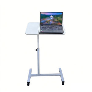 Support d'ordinateur portable minimaliste moderne sur roulettes, table mobile à angle réglable pour <span class=keywords><strong>bureau</strong></span>, maison et étude - Product Image 3