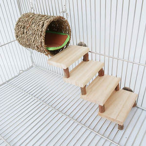 Seta dorata orso zucchero aliante cavia scoiattolo scala nido caldo trivella Set 2 pezzi gabbia per animali domestici e accessori per la casa - Product Image 2