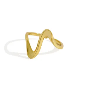 WMJA340高品质925银戒指定制标志设计女式结婚戒指批发