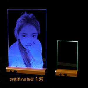Lampe LED rectangulaire à densité lumineuse réglable, blanc chaud, rechargeable par USB, haute fidélité des couleurs (CRI élevé), cadeau d'anniversaire haut de gamme pour petite amie - Product Image 1
