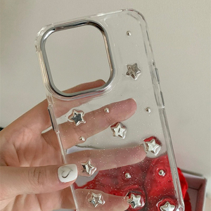 Coque pour <span class=keywords><strong>iPhone</strong></span> 16 Pro Max, nœud papillon étoilé, paillettes, transparente, coque pour <span class=keywords><strong>iPhone</strong></span> 14, style coréen, fille, 15 Plus, 13, 12, 11, 17 Pro Max, coque pour <span class=keywords><strong>iPhone</strong></span> 16 - Product Image 5