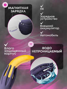 เครื่องนวดกระตุ้นความสุขสำหรับผู้ชาย LOVE.Scarletsin D-55 อัตโนมัติ ซิลิโคนกันน้ำ หลายโหมด - Product Image 6