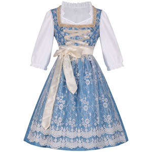 <span class=keywords><strong>Tenue</strong></span> de Serveuse Allemande Bavière <span class=keywords><strong>Oktoberfest</strong></span> pour Fête d'Halloween TRAD-006 - Product Image 1