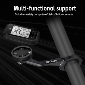 S5 사이클링 자전거 핸들 바 스템 확장 컴퓨터 마운트 홀더가 전기 스쿠터 Garmin Edge XOSS iGPSPORT, <span class=keywords><strong>Wahoo</strong></span> <span class=keywords><strong>GPS</strong></span> 스탠드에 적합 - Product Image 3